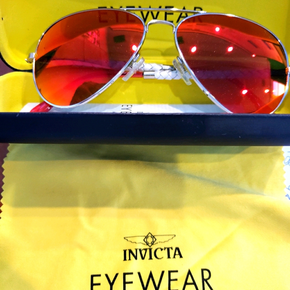 COPY - Invicta Red Mirrored Sunglasses